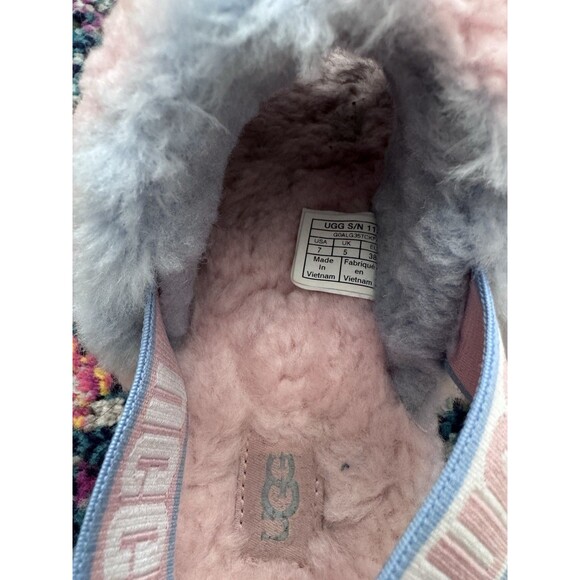 UGG‎ Fluff Yeah Slide Sandals Cotton Candy Platform Women's Size 7 - Picture 6 of 6